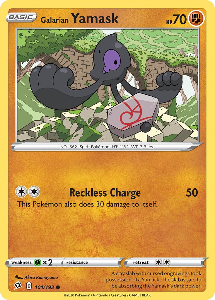 Galarian Yamask - Rebel Clash - 101