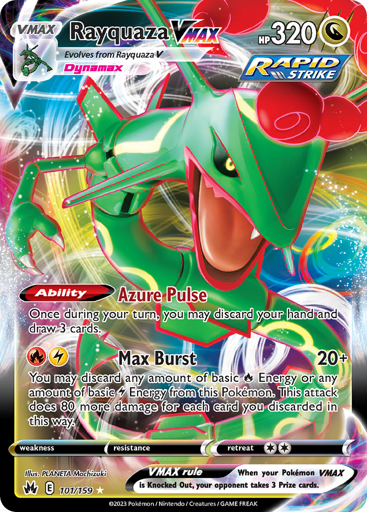 Rayquaza VMAX - Crown Zenith - 101