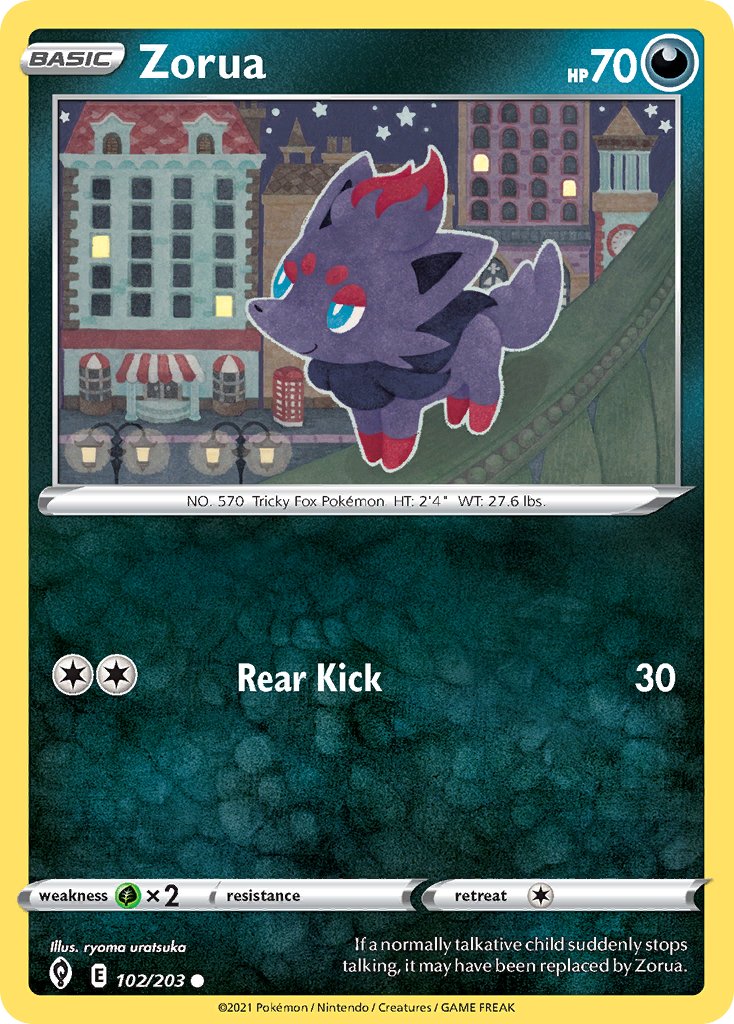 Zorua - Evolving Skies - 102