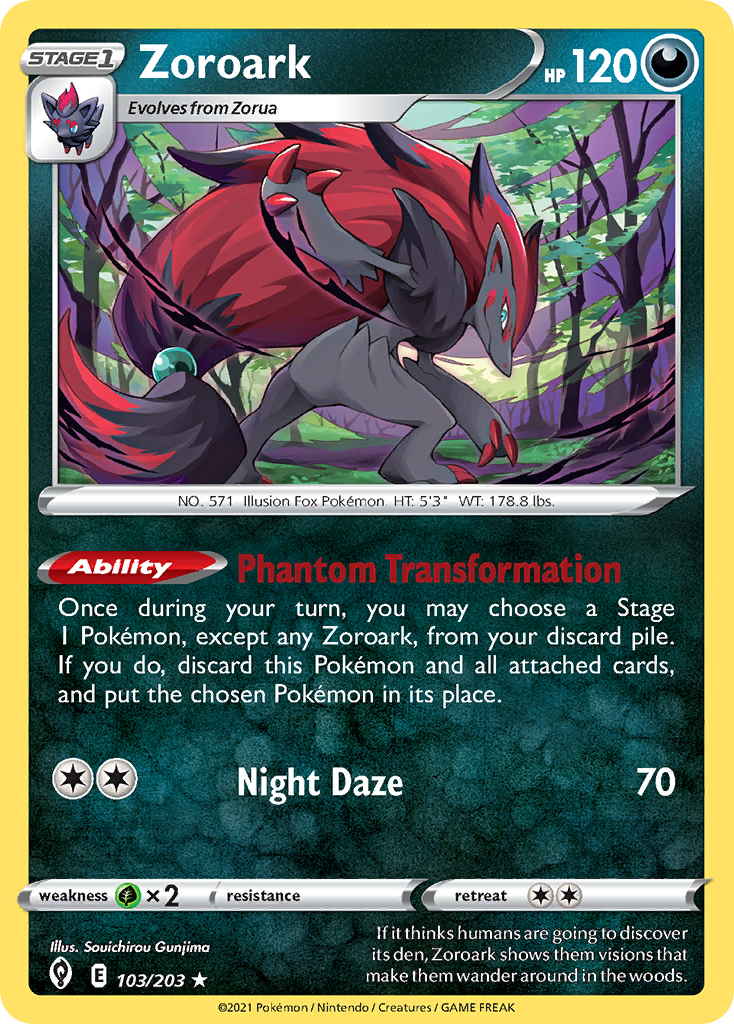 Zoroark - Evolving Skies - 103