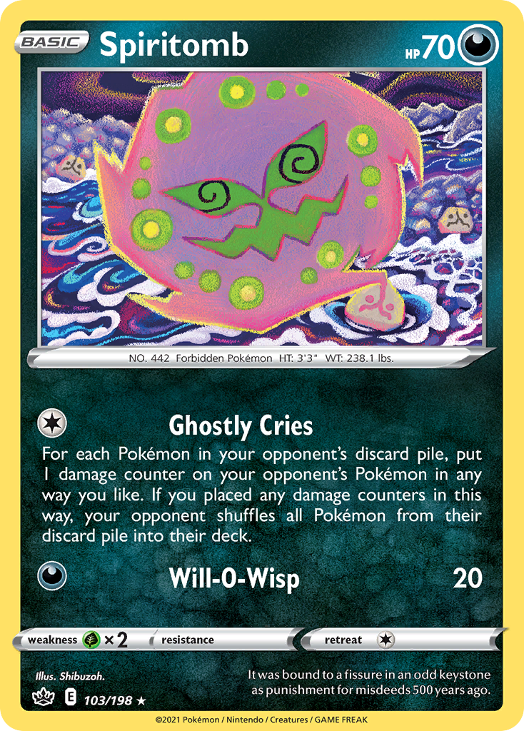 Spiritomb - Chilling Reign - 103