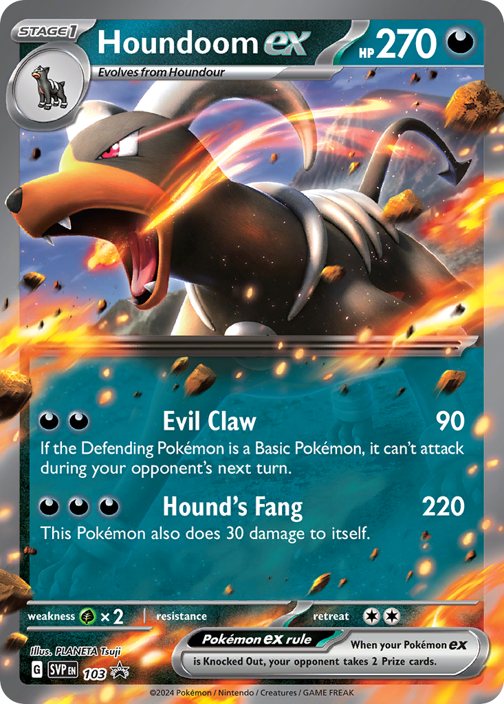 Houndoom ex - Scarlet & Violet Promos - 103