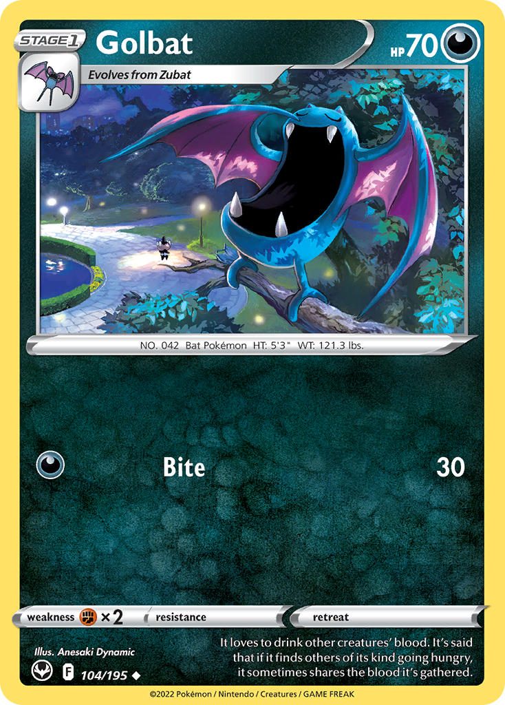 Golbat - Silver Tempest - 104