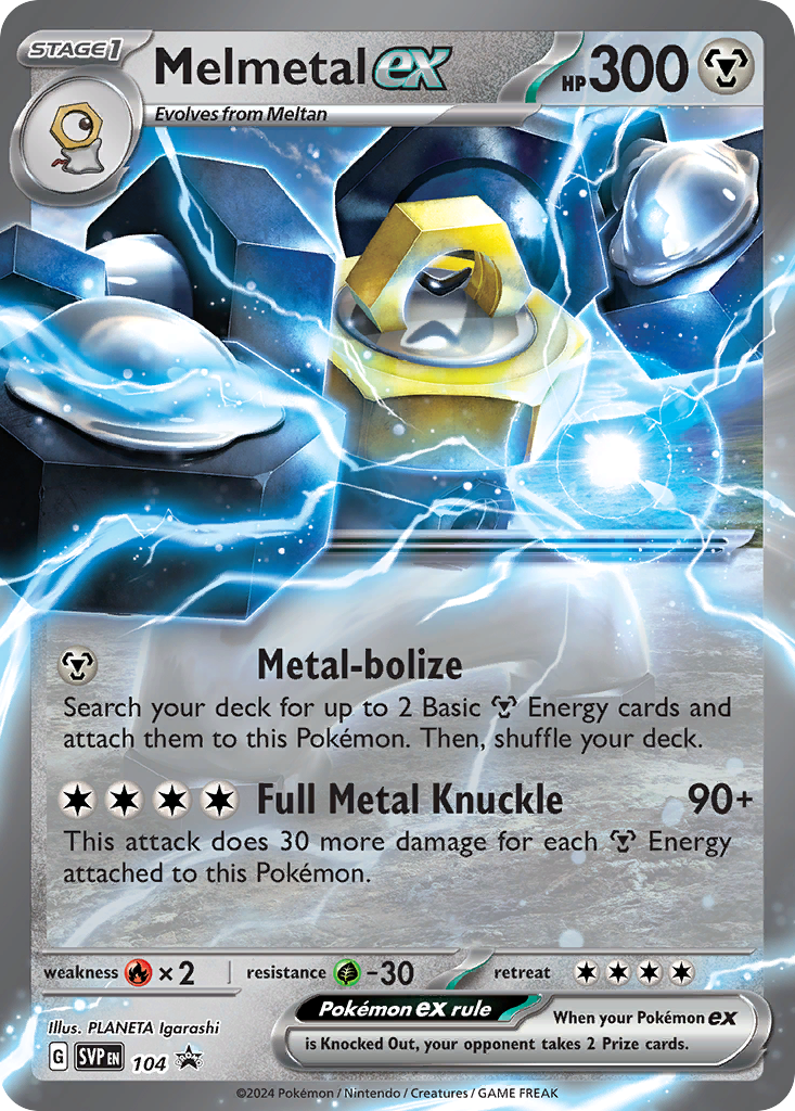 Melmetal ex - Scarlet & Violet Promos - 104