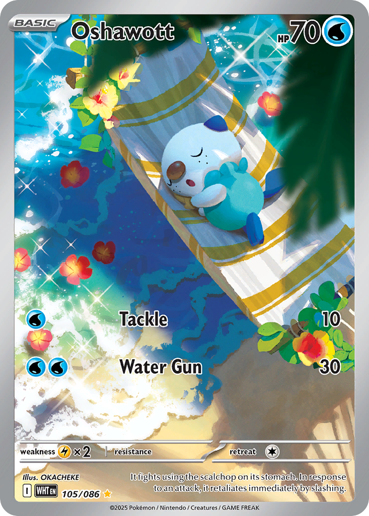 Oshawott - White Flare - 105