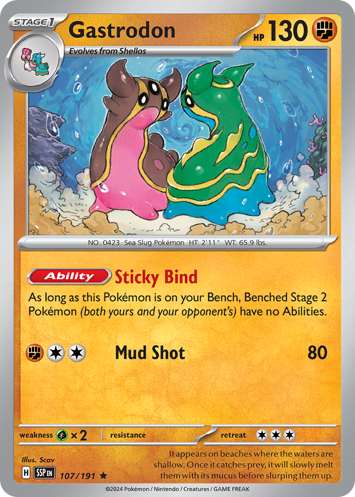 Gastrodon - Surging Sparks - 107