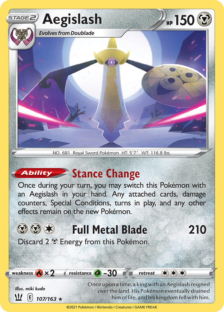 Aegislash - Battle Styles - 107