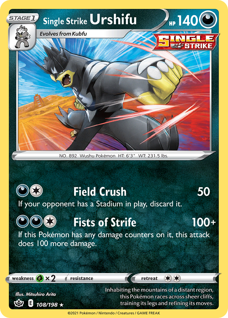 Single Strike Urshifu - Chilling Reign - 108