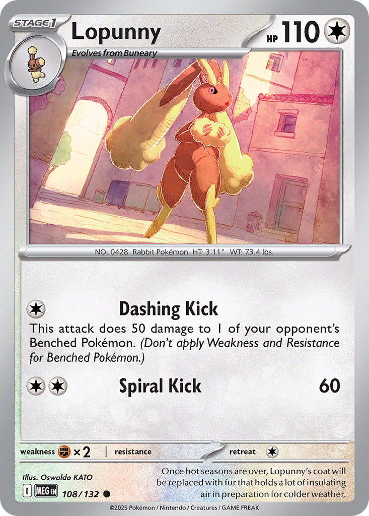 Lopunny - Mega Evolution - 108