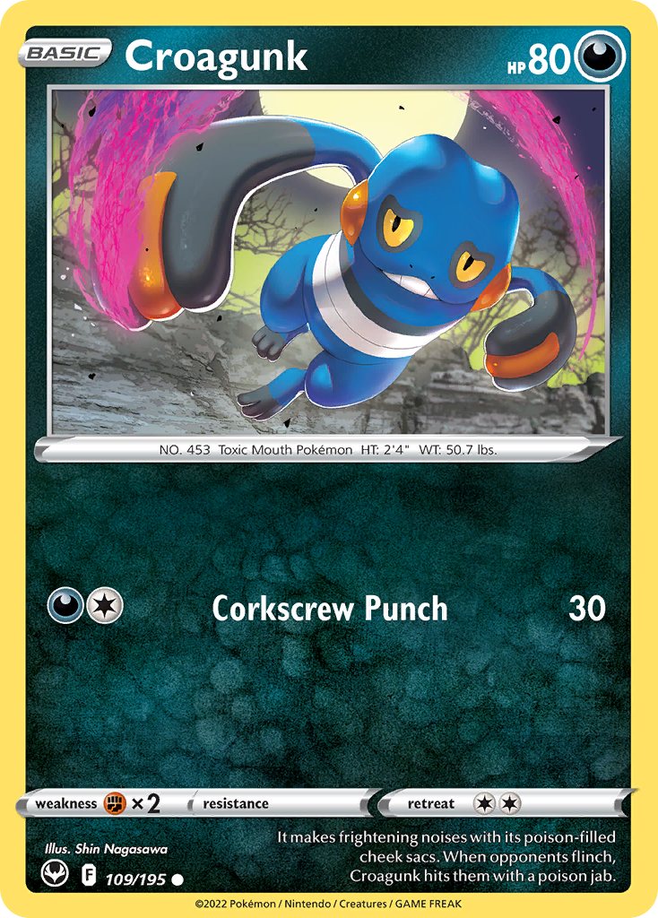 Croagunk - Silver Tempest - 109