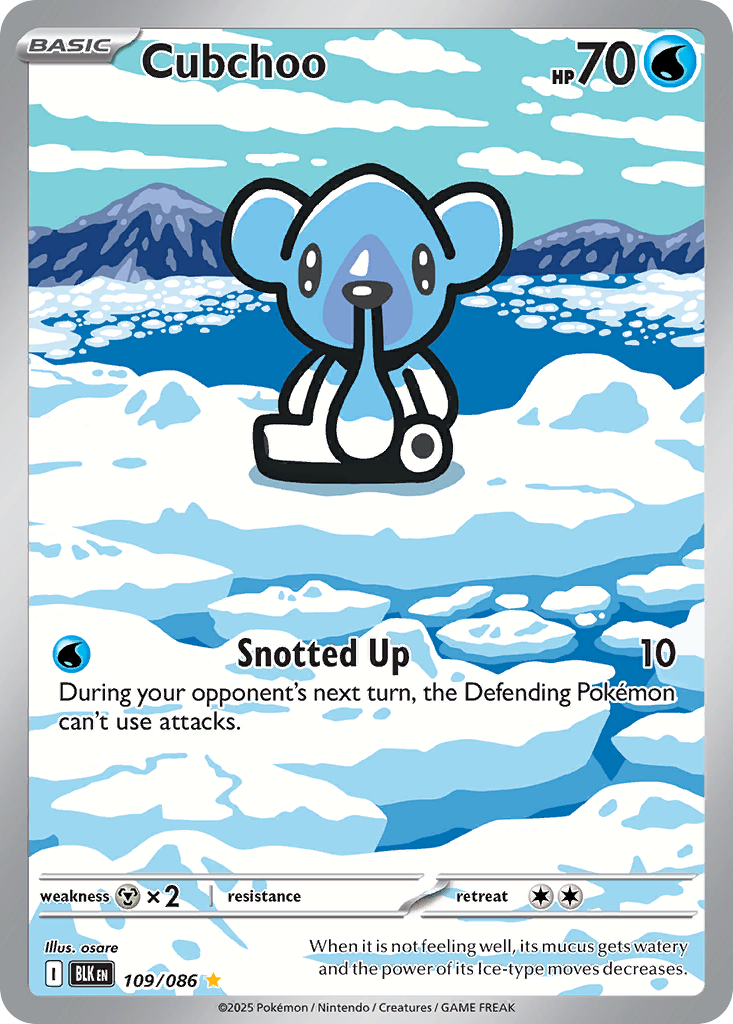 Cubchoo - Black Bolt - 109