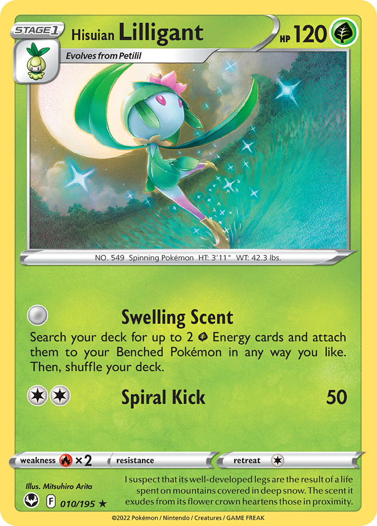 Hisuian Lilligant - Silver Tempest - 010