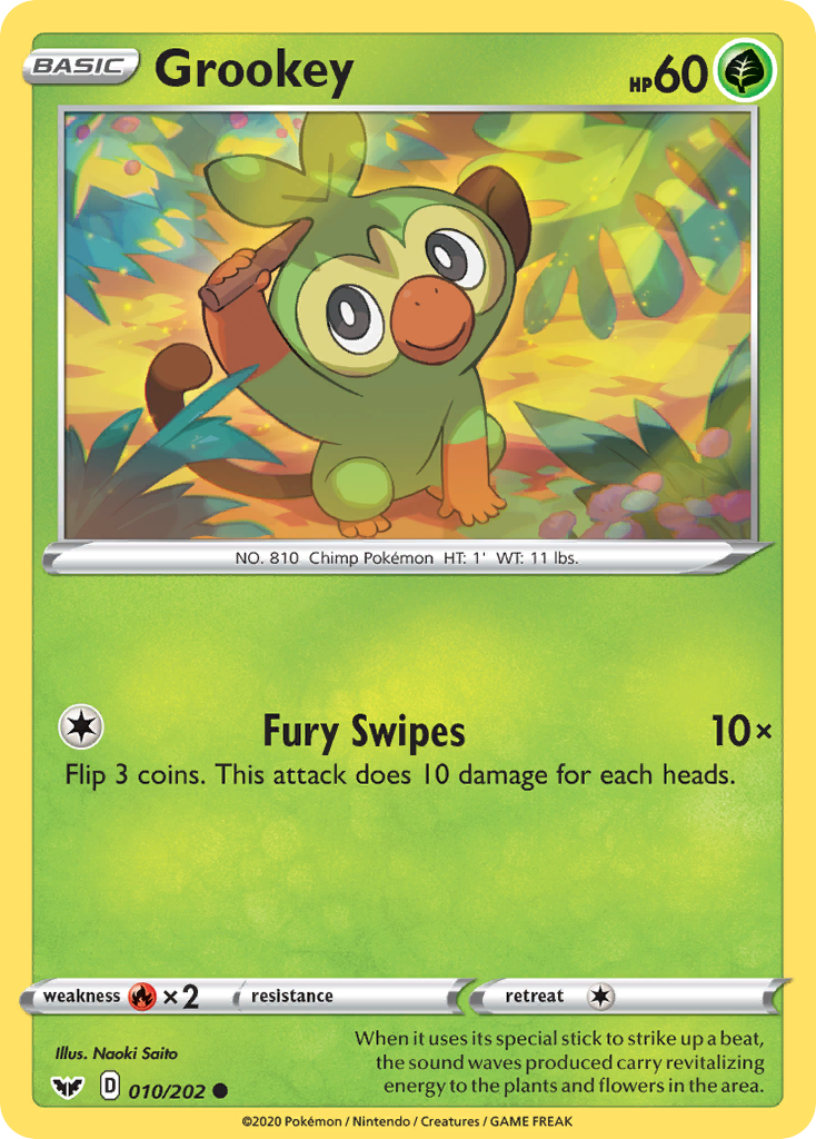 Grookey - Sword & Shield - 010