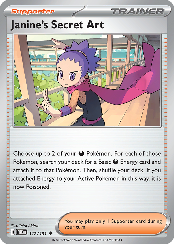 Janine's Secret Art - Prismatic Evolutions - 112