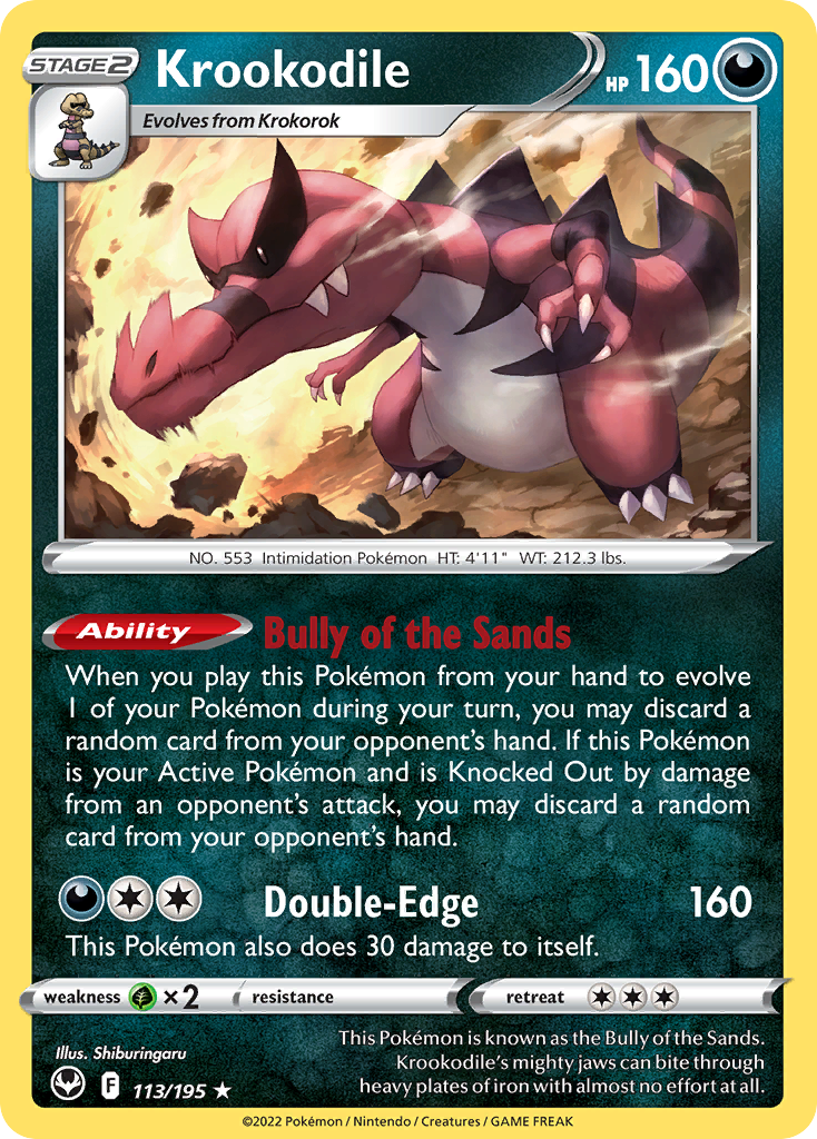 Krookodile - Silver Tempest - 113