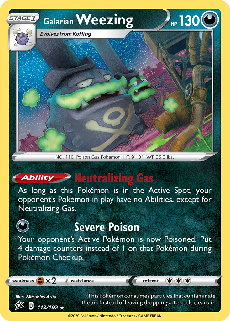 Galarian Weezing - Rebel Clash - 113