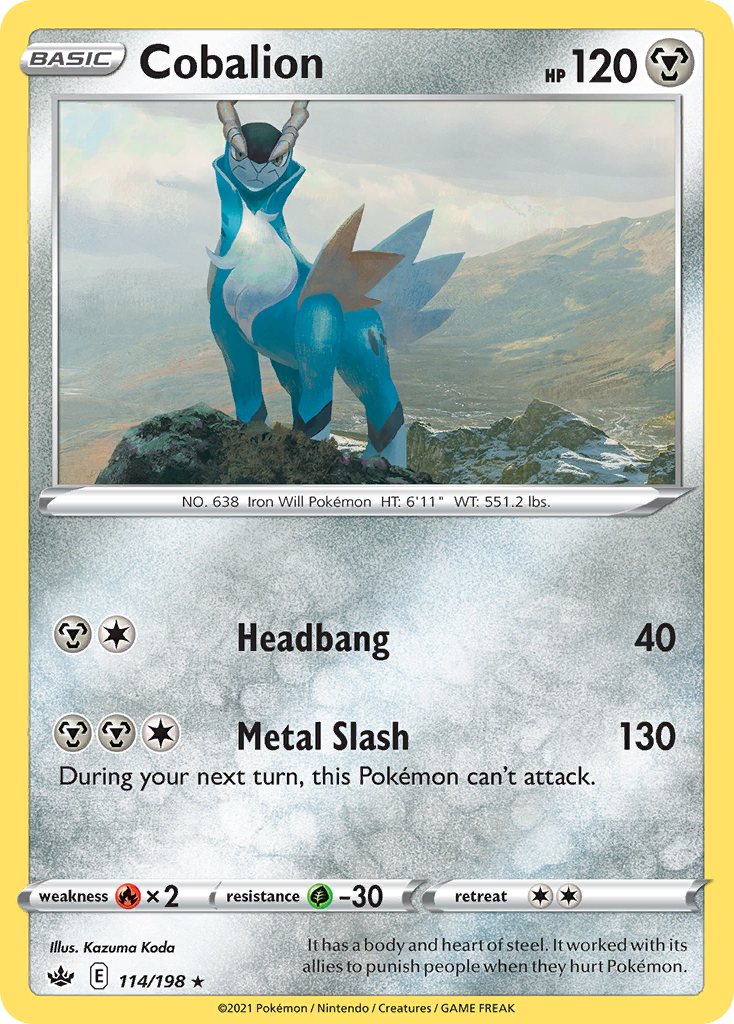 Cobalion - Chilling Reign - 114