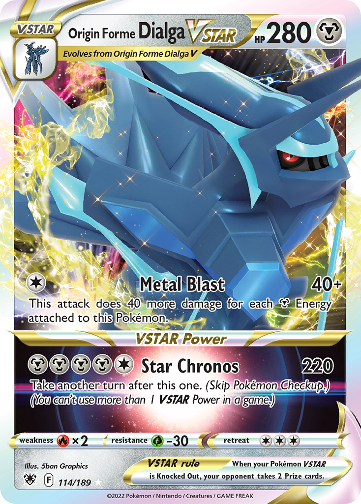 Origin Forme Dialga VSTAR - Astral Radiance - 114