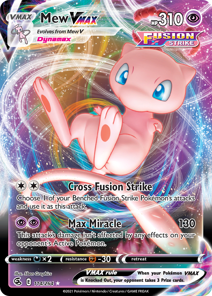 Mew VMAX - Fusion Strike - 114