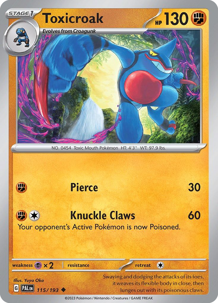 Toxicroak - Paldea Evolved - 115
