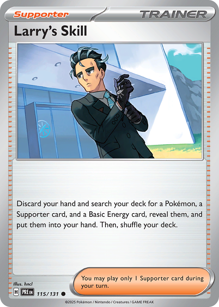 Larry's Skill - Prismatic Evolutions - 115