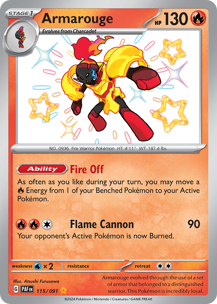Armarouge - Paldean Fates - 115