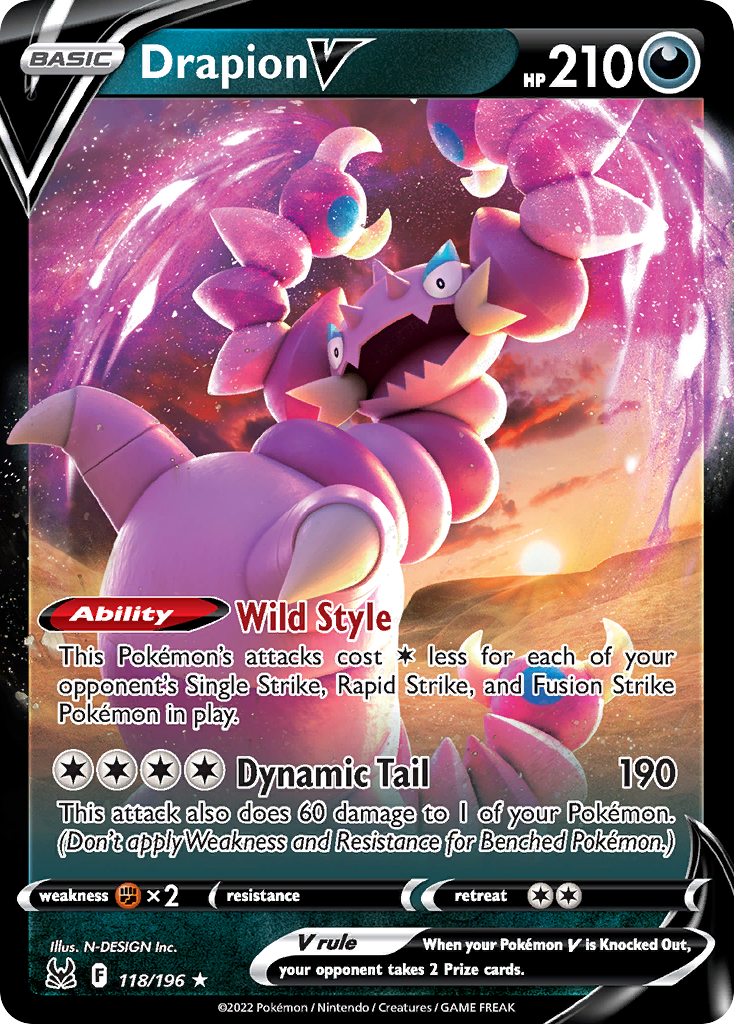 Drapion V - Lost Origin - 118