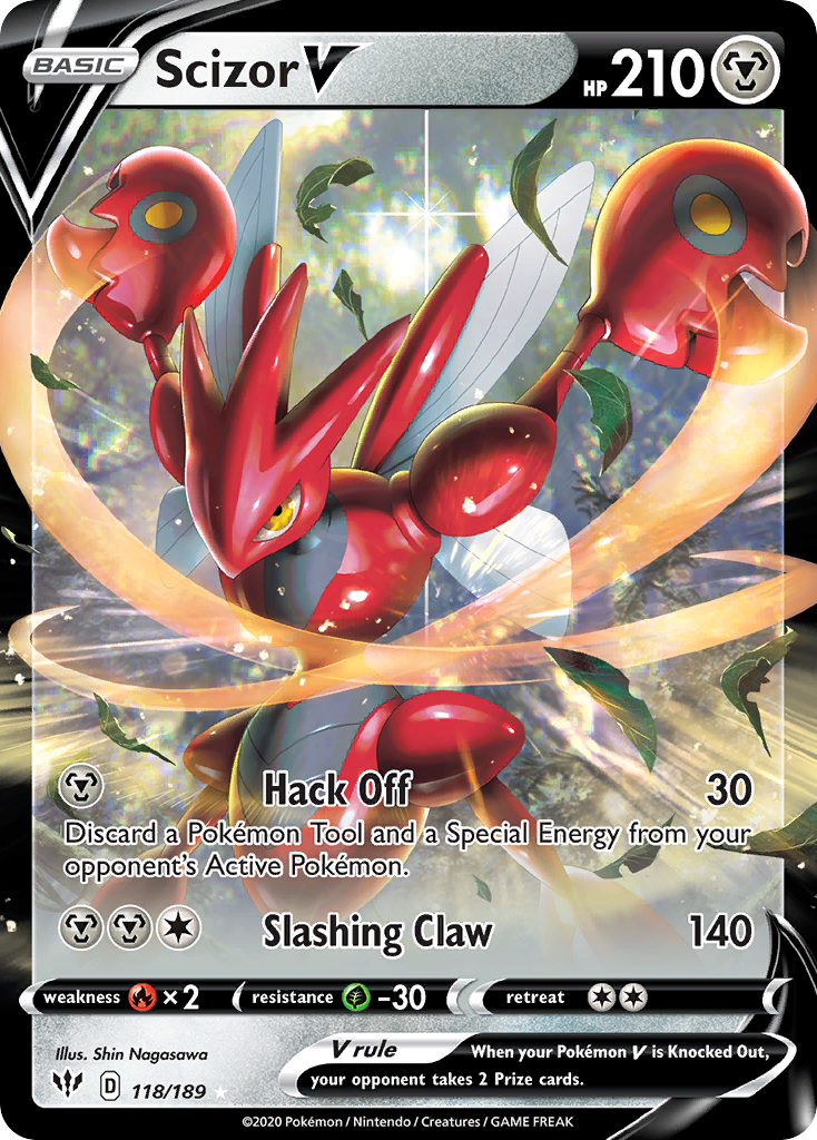 Scizor V - Darkness Ablaze - 118