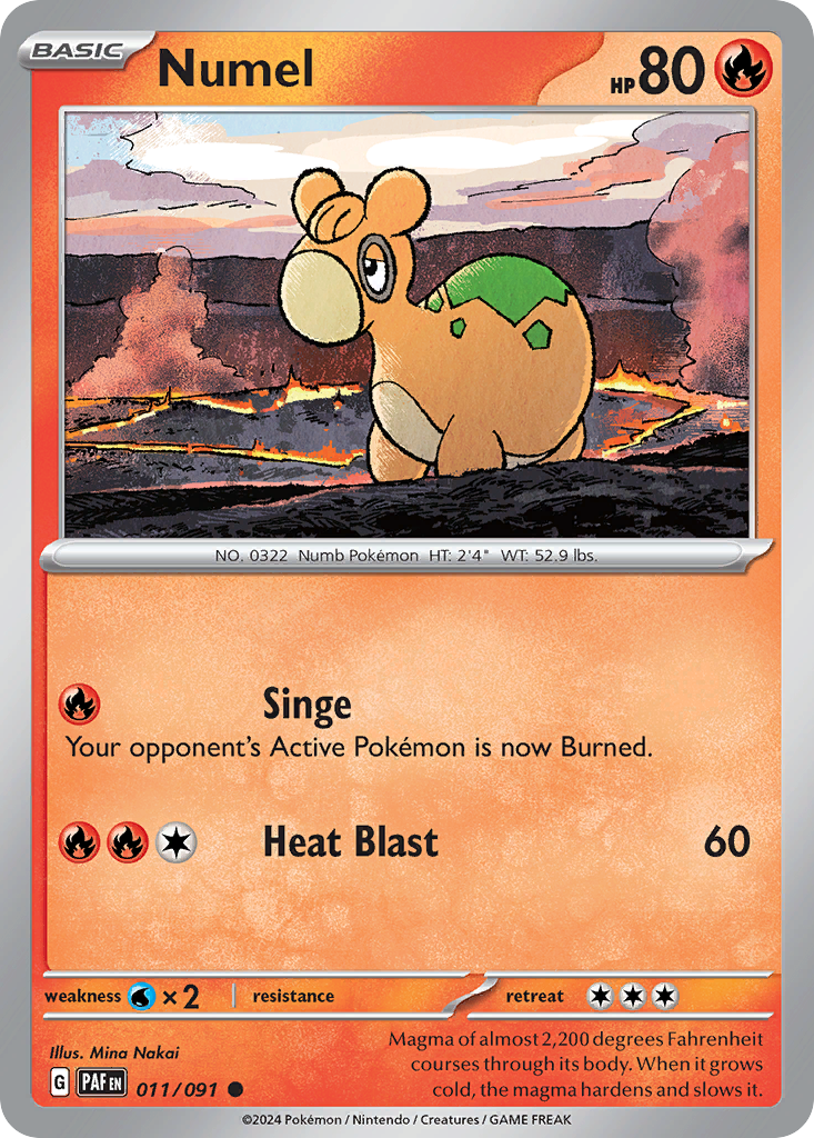 Numel - Paldean Fates - 011