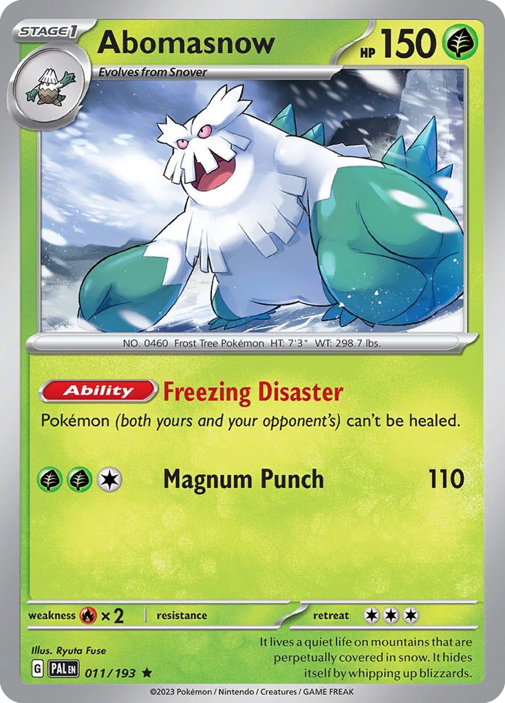 Abomasnow - Paldea Evolved - 011