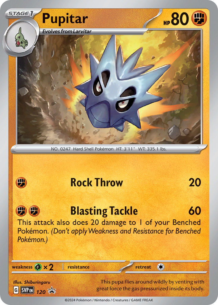 Pupitar - Scarlet & Violet Promos - 120