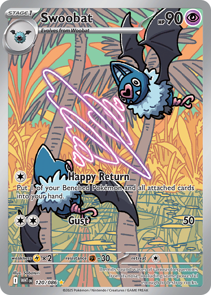 Swoobat - White Flare - 120