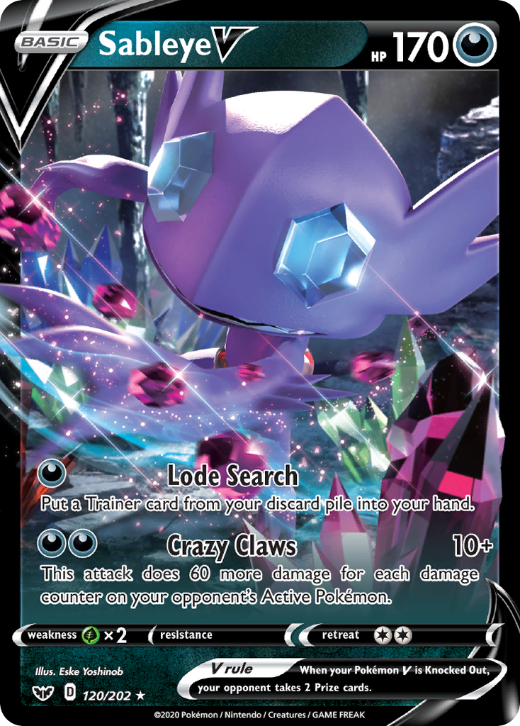 Sableye V - Sword & Shield - 120