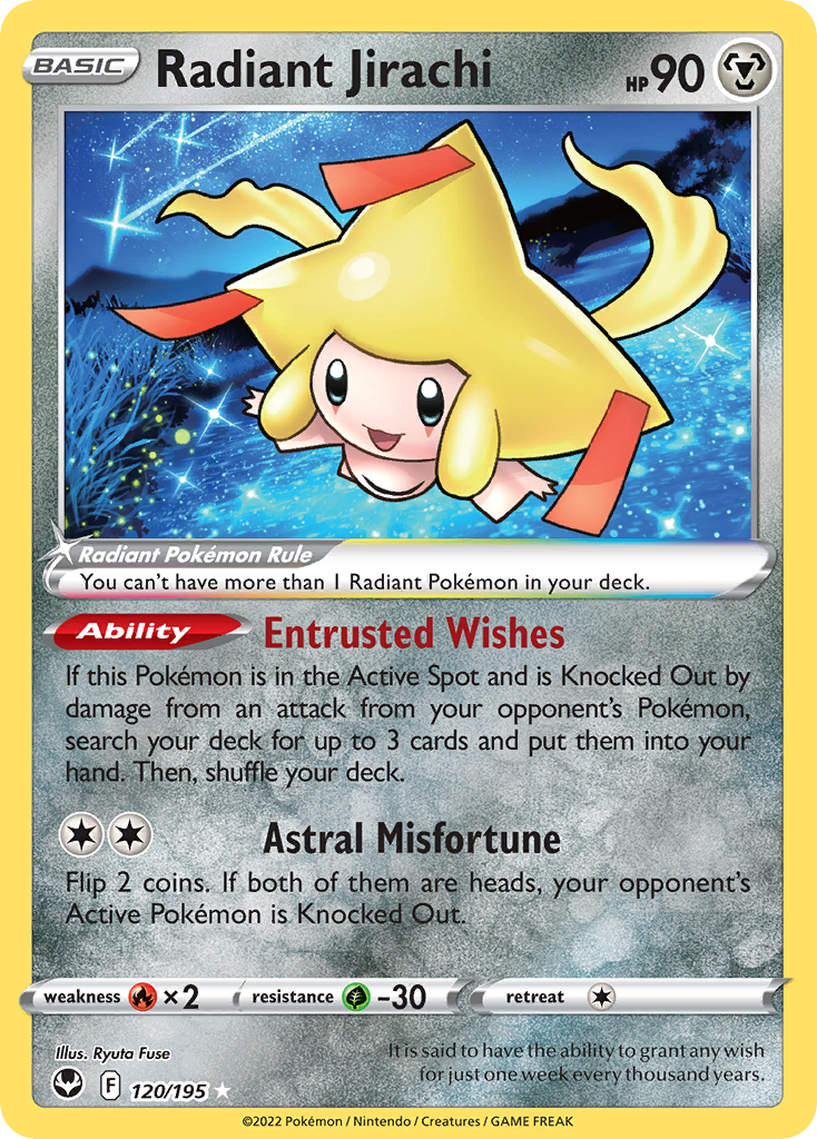 Radiant Jirachi - Silver Tempest - 120
