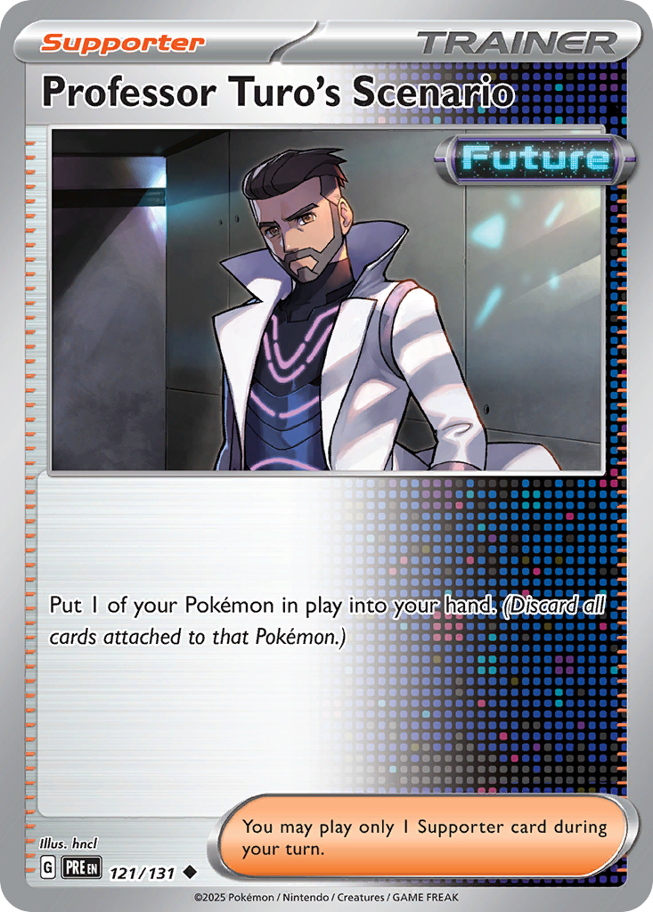 Professor Turo's Scenario - Prismatic Evolutions - 121