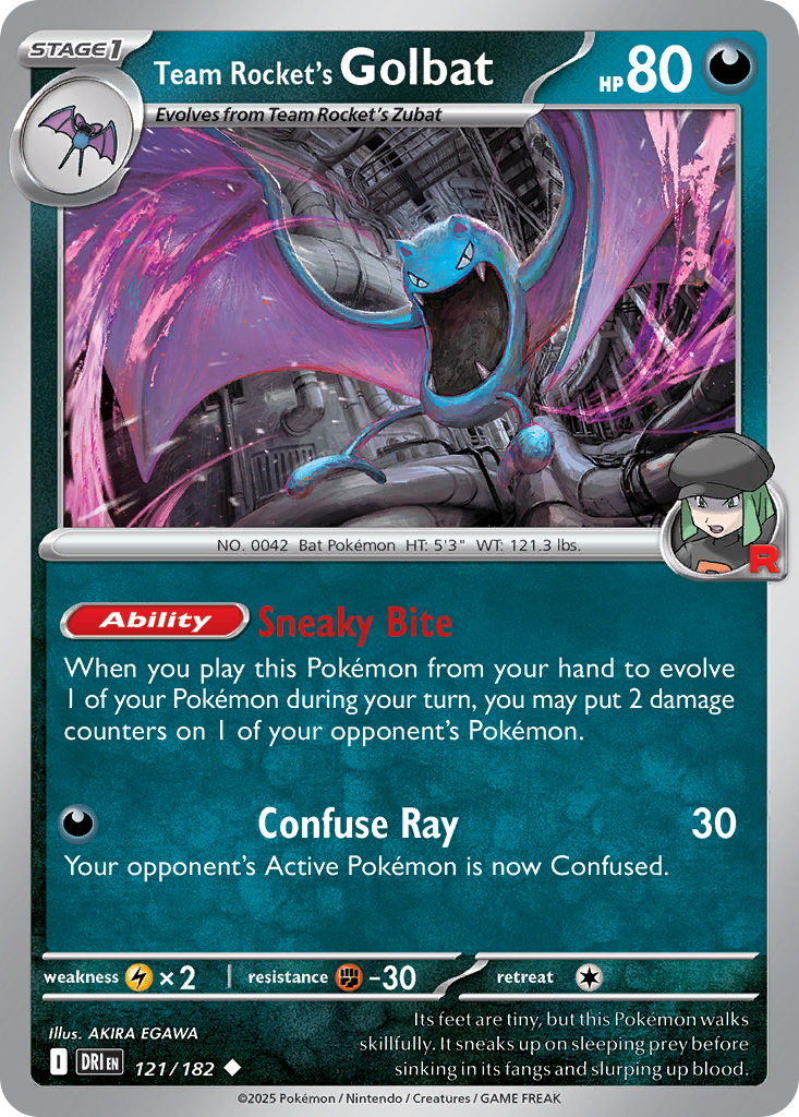 Team Rocket's Golbat - Destined Rivals - 121
