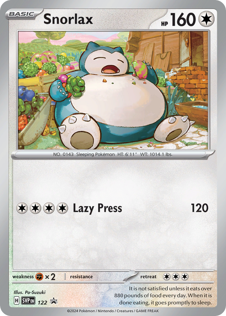 Snorlax - Scarlet & Violet Promos - 122