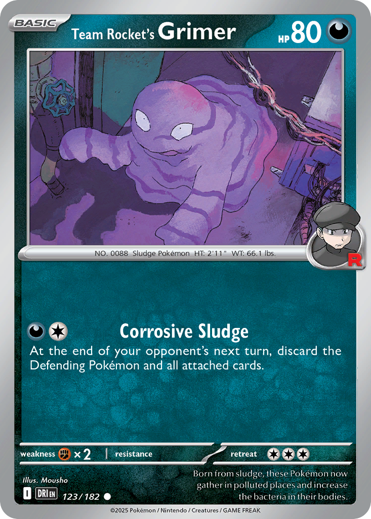 Team Rocket's Grimer - Destined Rivals - 123