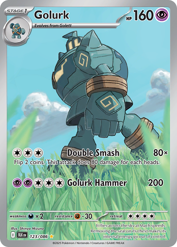 Golurk - Black Bolt - 123