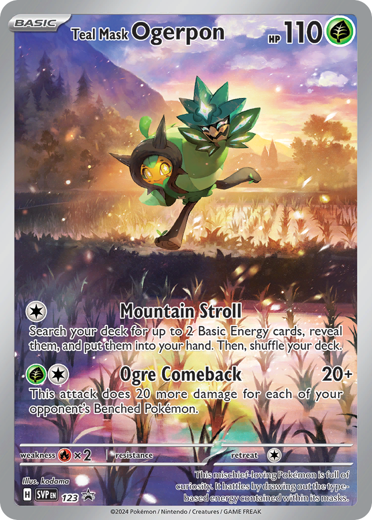 Teal Mask Ogerpon - Scarlet & Violet Promos - 123