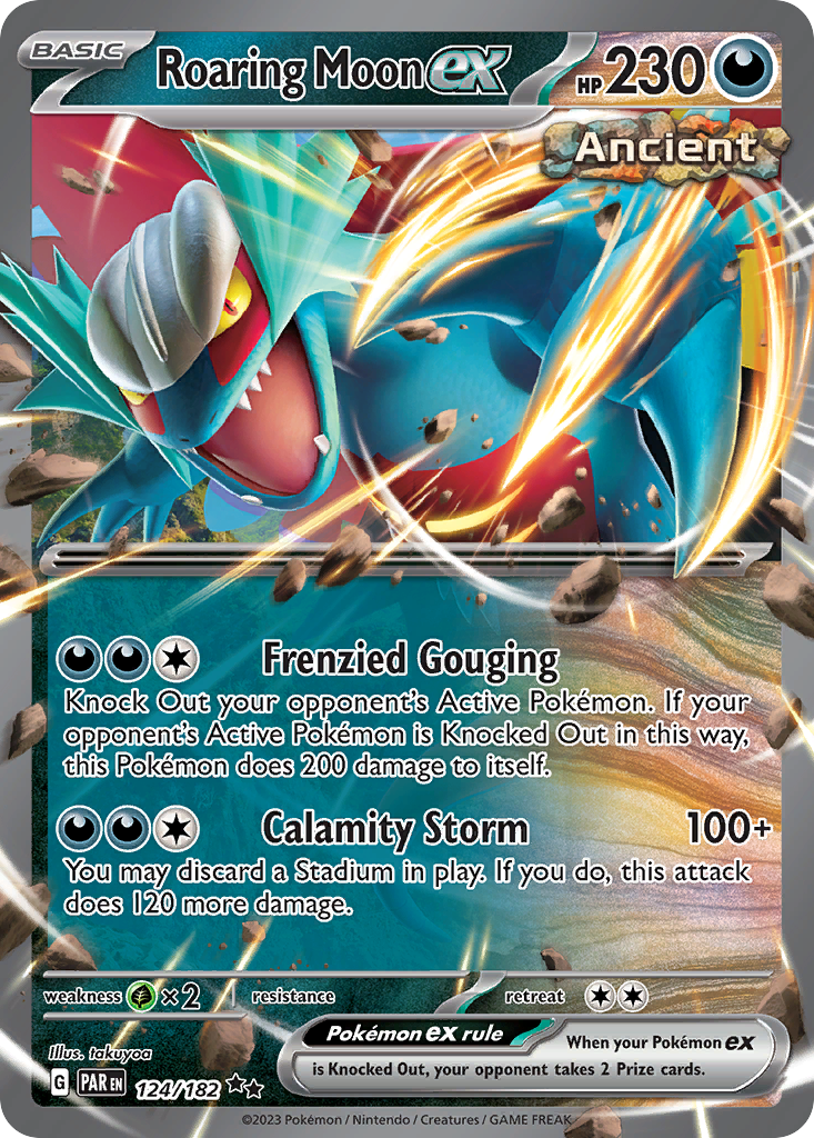 Roaring Moon ex - Paradox Rift - 124