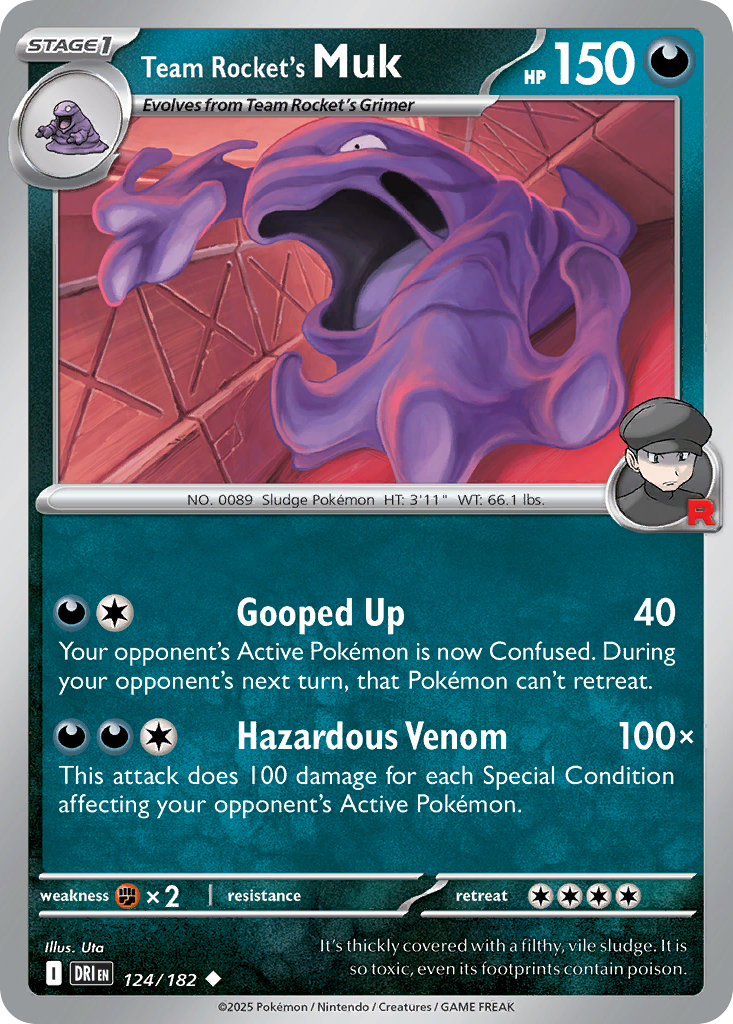 Team Rocket's Muk - Destined Rivals - 124