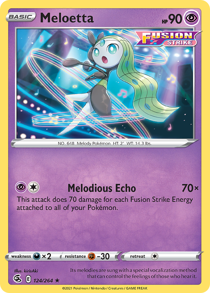 Meloetta - Fusion Strike - 124