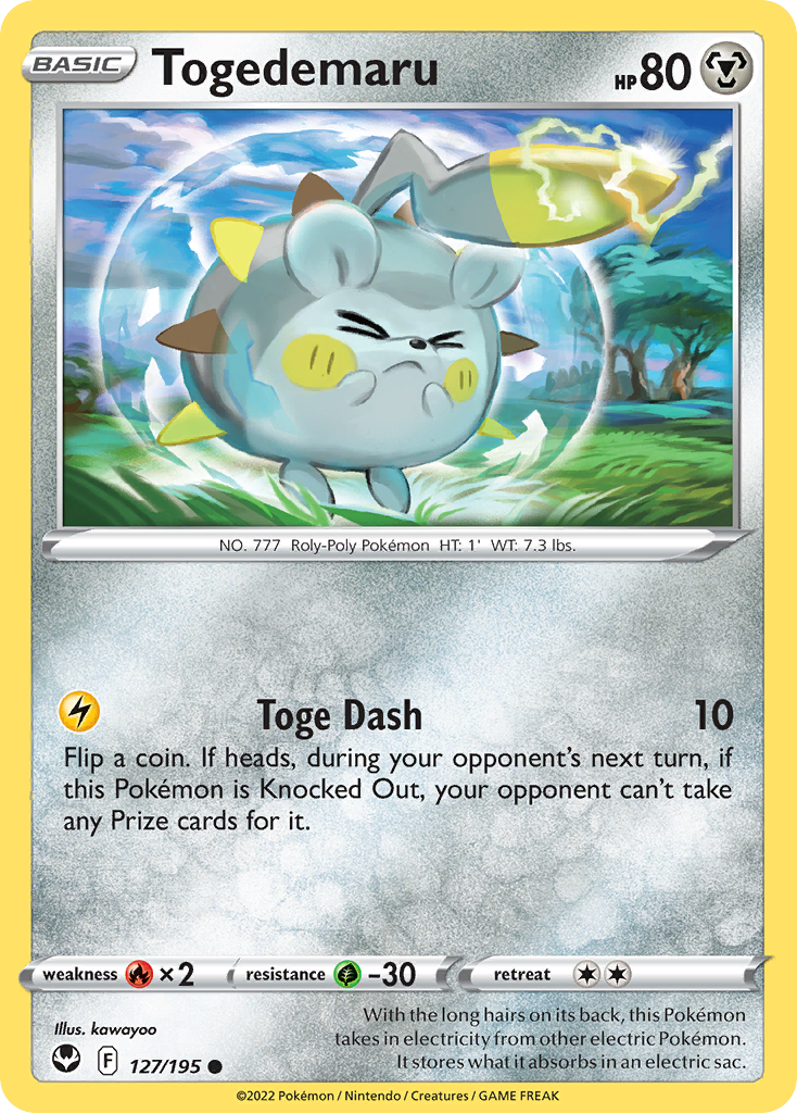 Togedemaru - Silver Tempest - 127
