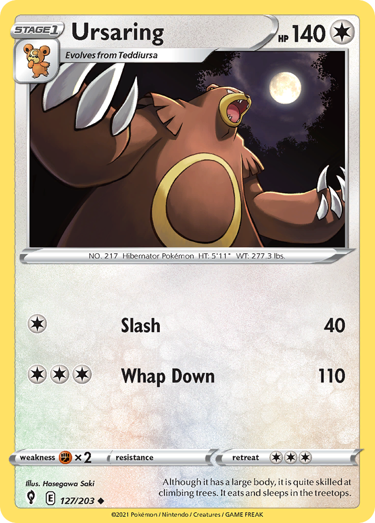 Ursaring - Evolving Skies - 127