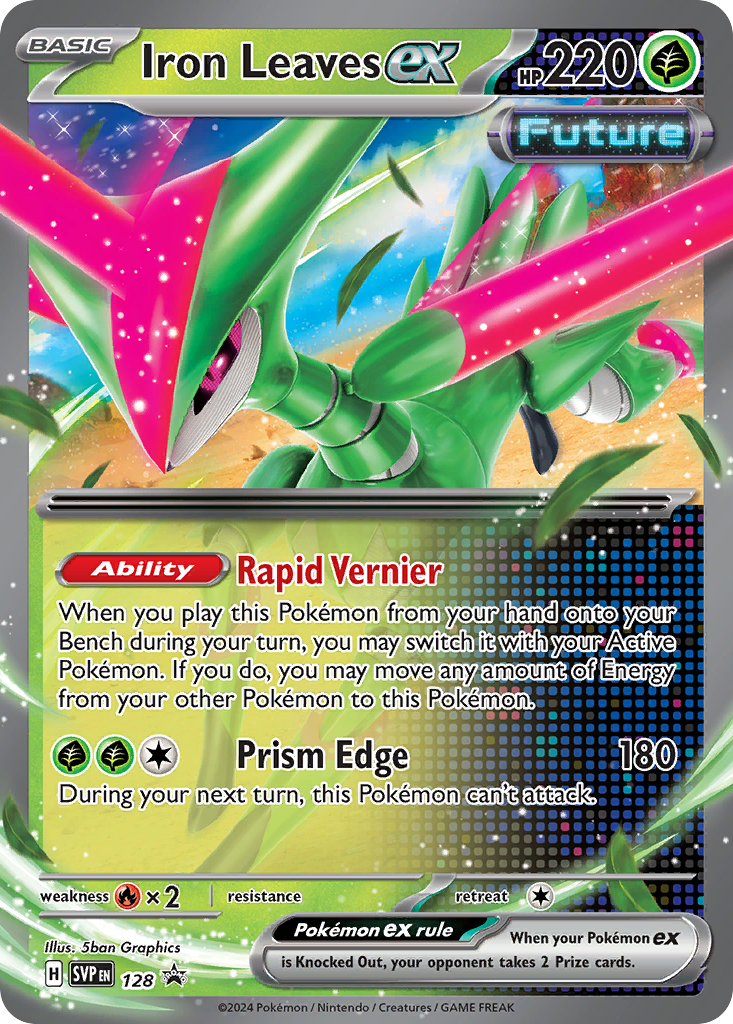 Iron Leaves ex - Scarlet & Violet Promos - 128