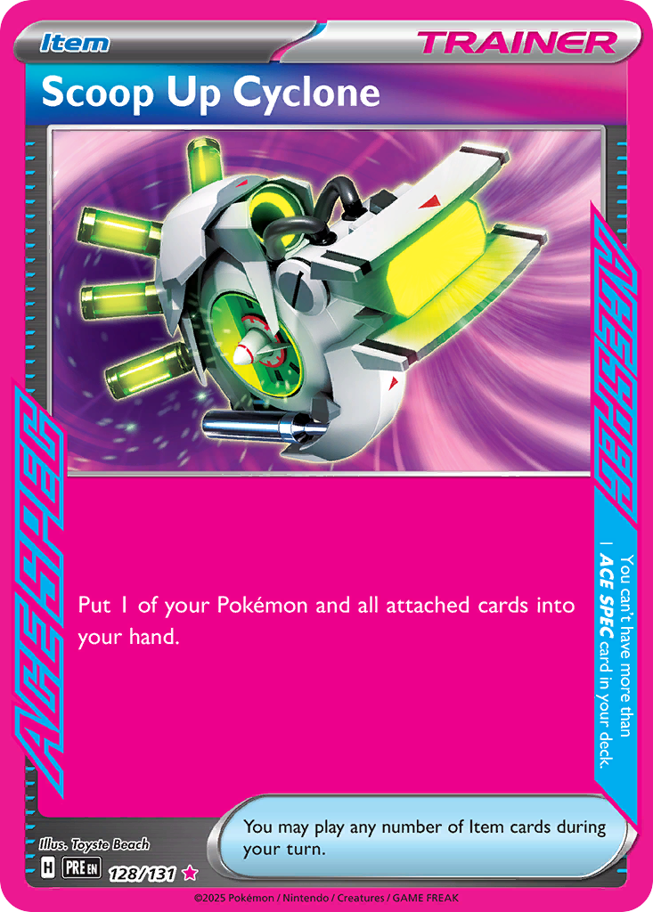 Scoop Up Cyclone - Prismatic Evolutions - 128