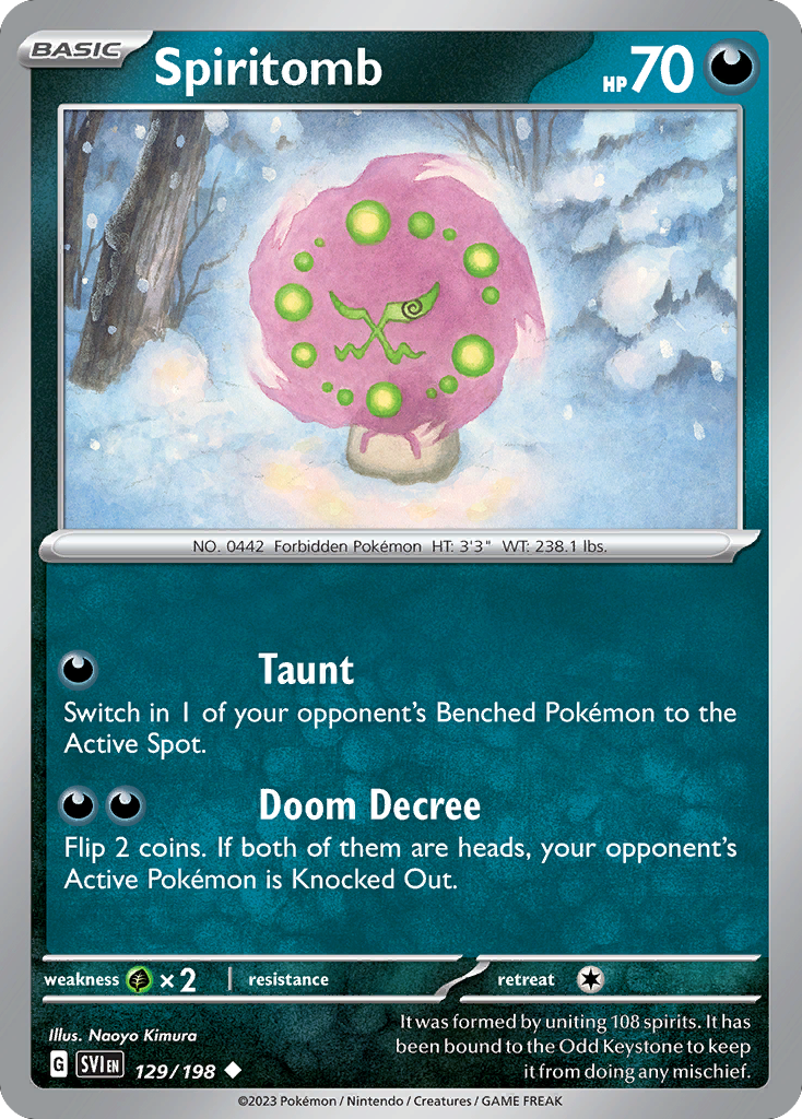 Spiritomb - Scarlet & Violet - 129