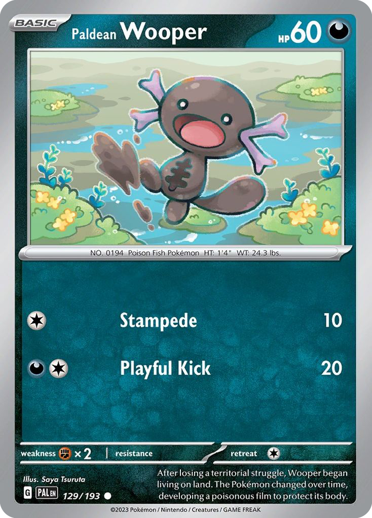 Paldean Wooper - Paldea Evolved - 129
