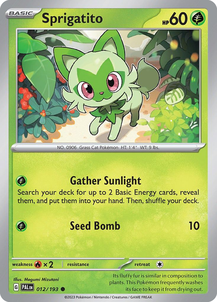 Sprigatito - Paldea Evolved - 012